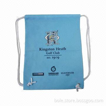 Non woven Shopping Bag for Promotion, PP Woven Drawstring for Carrying, Customized Logo